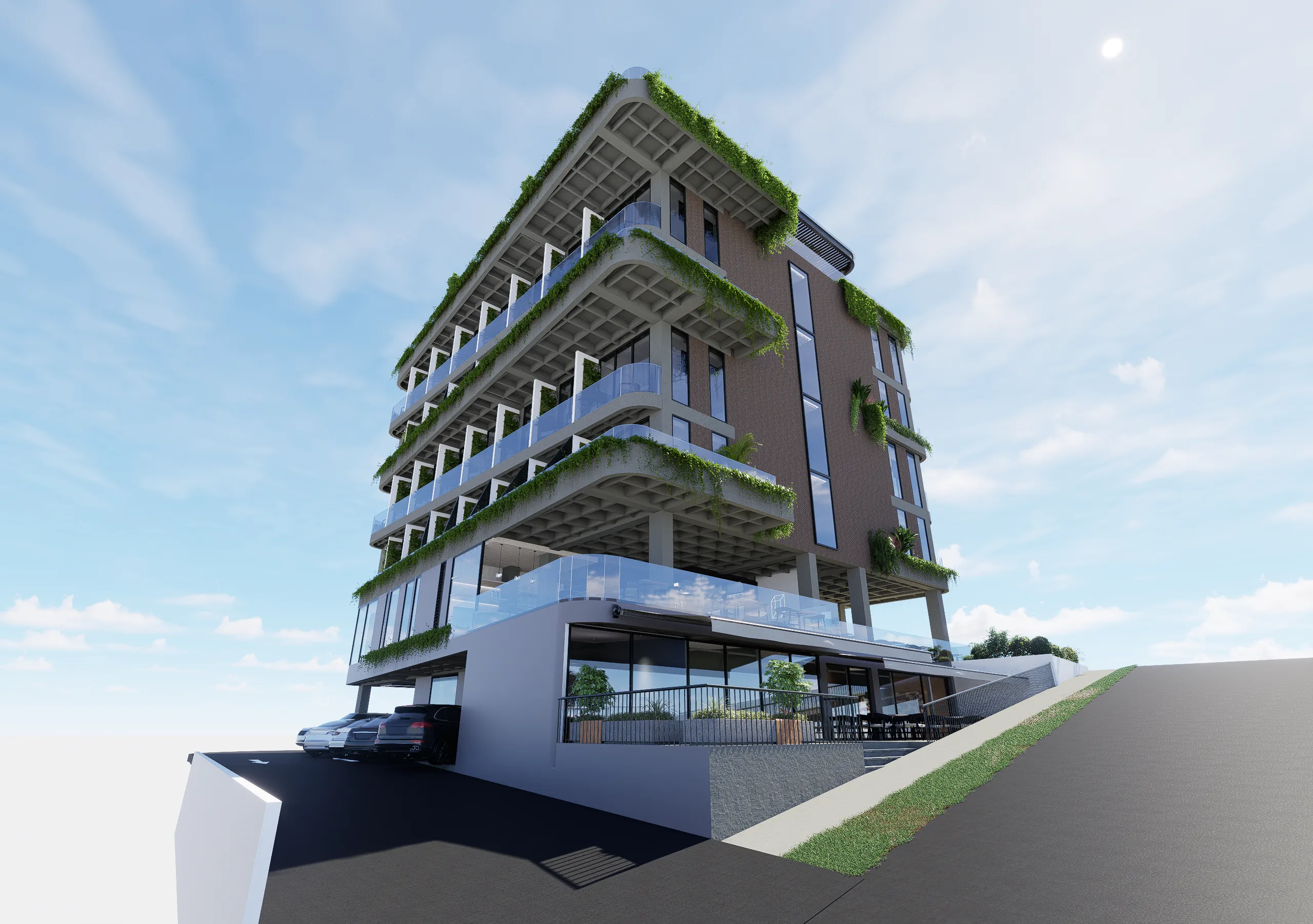 Render del edificio 2